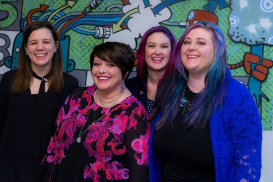 women laughing together