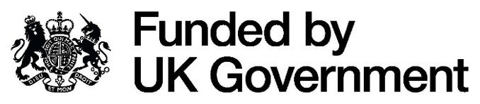 funded by UK government logo